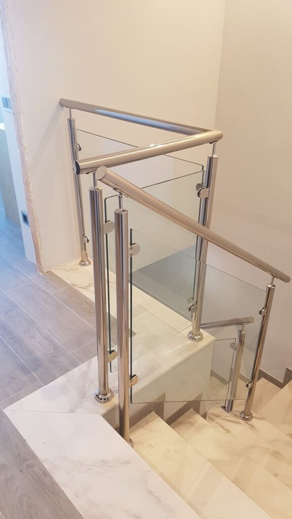 Corrimão de inox com vidro Campinas